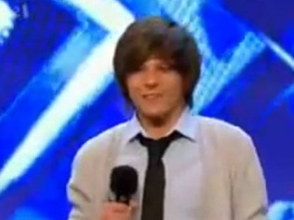 Louis lors des auditions d'XFactor 