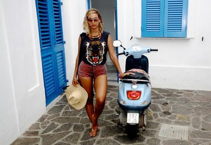 Beyoncé en vacances