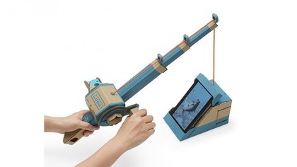 Pêcher d'une manière qui ferait rire votre grand-père dans Nintendo Labo Multi Kit