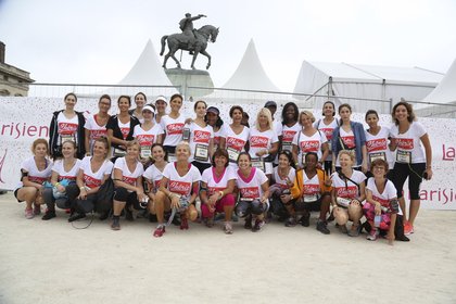 La team Fitnext/Chérie FM lors de la Parisienne