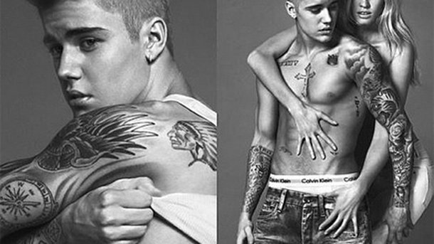 Justin Bieber : super sexy pour Calvin Klein!