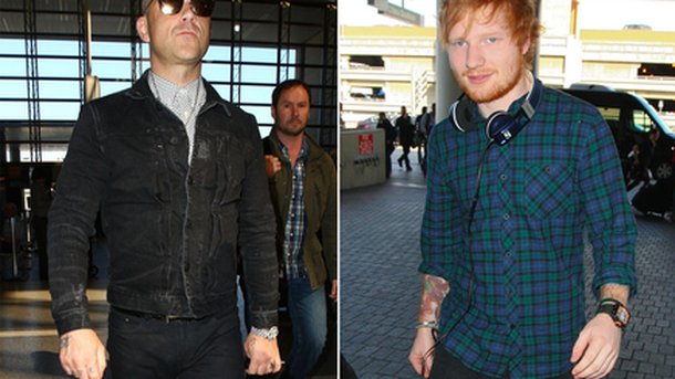 Robbie Williams : une collaboration Ed Sheeran sur son album!
