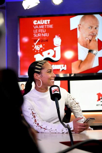 Alicia Keys chez Cauet sur NRJ