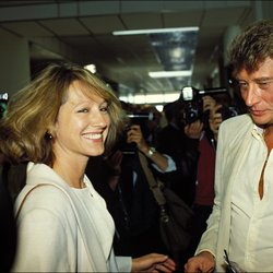 Johnny Hallyday et Nathalie Baye