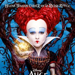 Helena Bonham Carter est la Reine Rouge - Alice de l'autre côté du miroir