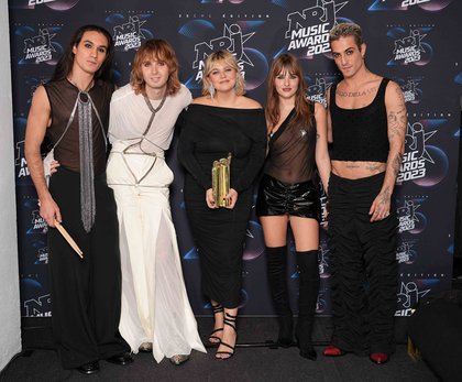 Maneskin & Louane - Photocall - NRJ MUSIC AWARDS 2023