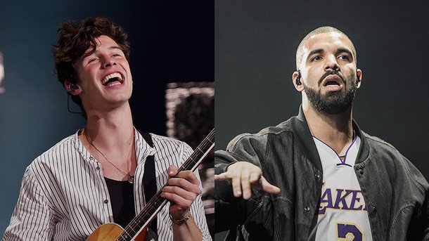 Shawn Mendes et Drake : en tête des nominations aux iHeartRadio Music Video Awards
