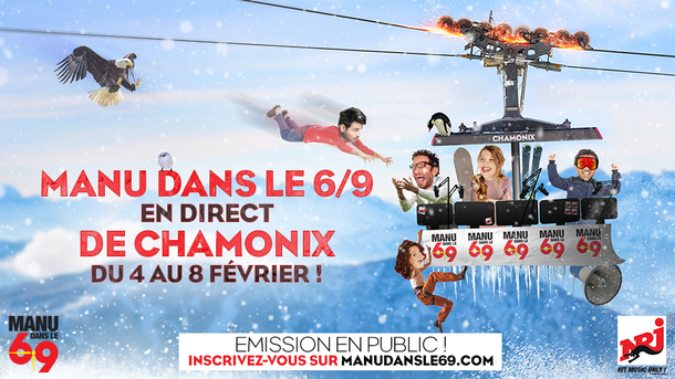 MANU dans le 6/9, en direct de Chamonix