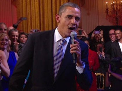 Barack Obama, quel crooner !