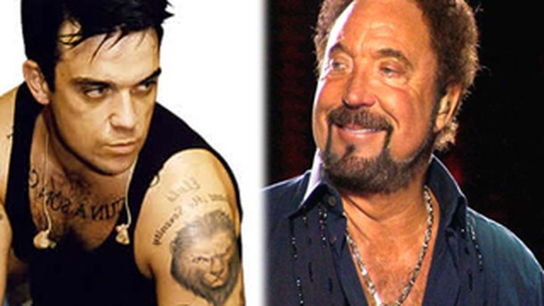 Robbie Williams en duo avec Tom Jones