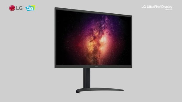 CES 2021 : LG dévoile son premier moniteur PC OLED UHD de 32 pouces