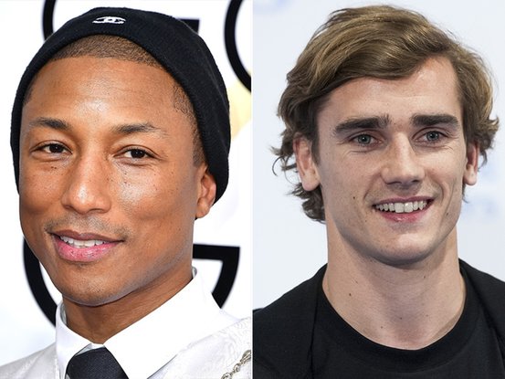 Pharrell Williams et Antoine Griezmann
