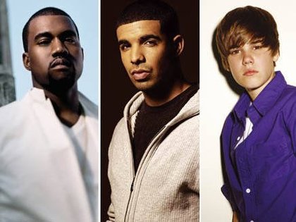 Justin Bieber s'offre Drake et Kanye West 