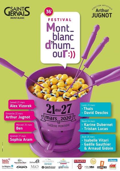 36ème festival Mont Bmanc d'humour - du 21 au 27 mars 2020