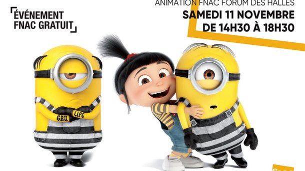 Moi, Moche et Méchant 3: les Minions envahissent la FNAC le 11 novembre!