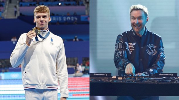 De la piscine aux platines, Léon Marchand aux côtés de David Guetta