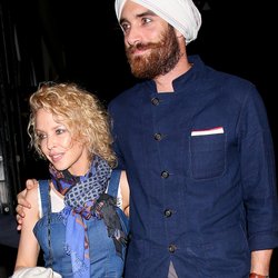 Kylie Minogue et Jonathan Sasse aux 30 ans de Lady Gaga à Los Angeles