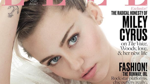 Miley Cyrus : superbe en couverture du magazine ELLE!