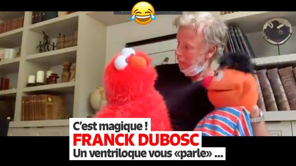 Franck Dubosc : un ventriloque vous .... parle !