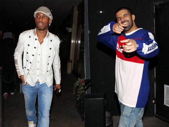 Didier Drogba et Drake