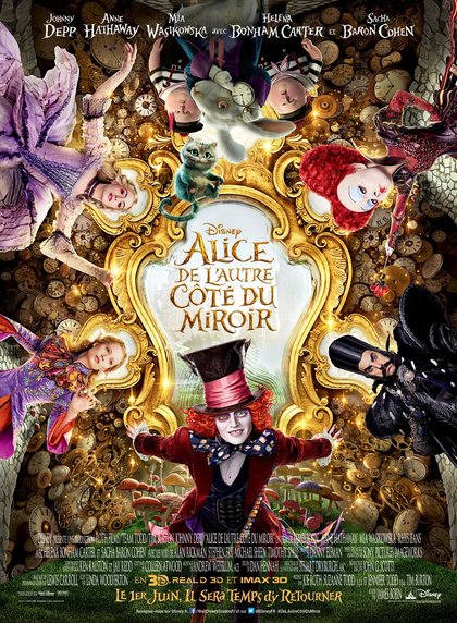 Alice de l'autre côté du miroir - Affiche Officielle
