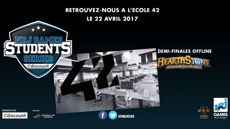 NRJ GAMES STUDENTS avec Cdiscount : LES DEMI-FINALES HEARTHSTONE