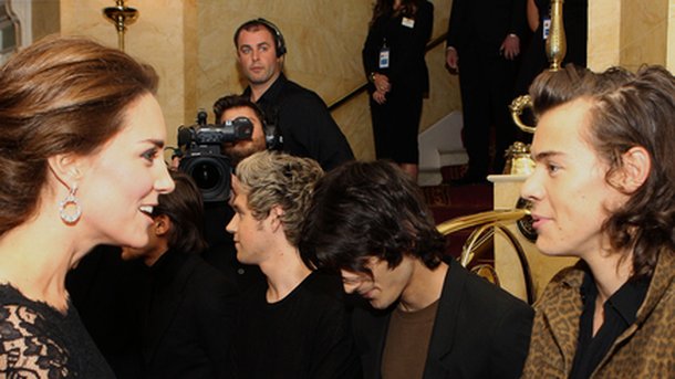 One Direction : rencontre avec Kate Middleton!