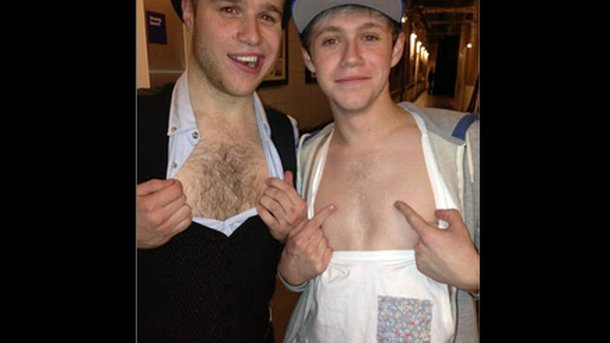 Niall Horan et Olly Murs : concours de torse