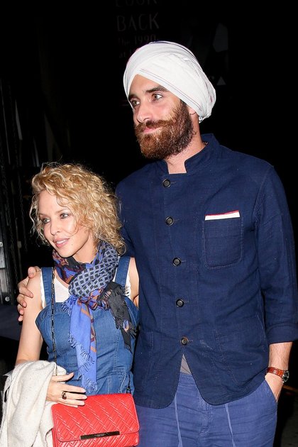 Kylie Minogue et Jonathan Sasse aux 30 ans de Lady Gaga à Los Angeles