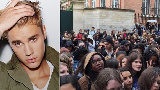 Justin Bieber: des centaines de fans pour l’attendre devant NRJ!