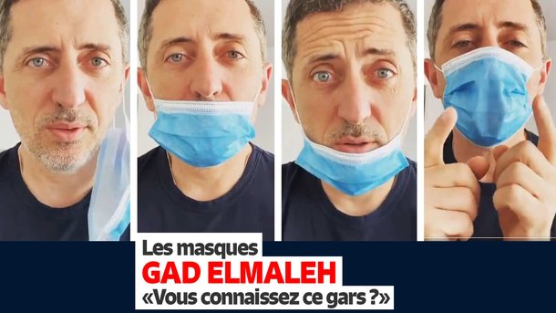 Gad Elmaleh - Les masques "Vous connaissez ce gars ?"