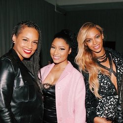 Alicia Keys, Nicki Minaj et Beyoncé @ soirée de lancement TIDAL