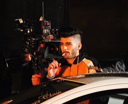 Zayn Malik - Tournage d'un clip à Manchester