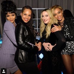 Rihanna, Alicia Keys, Madonna et Beyoncé @ soirée de lancement TIDAL