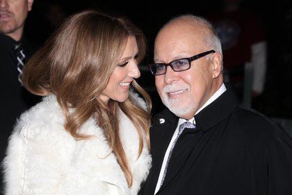 Céline Dion et son mari René Angelil arrivent pour l'enregistrement de l'émission télévisée "Vivement Dimanche"au Studio Gabriel à Paris le 13 Novembre 2013.