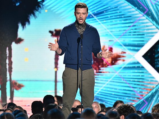 Justin Timberlake Teen Choice Awards 2016