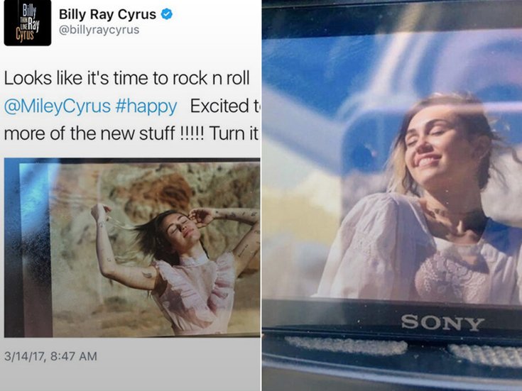 Billy Ray Cyrus annonce le retour de Miley Cyrus sur Twitter