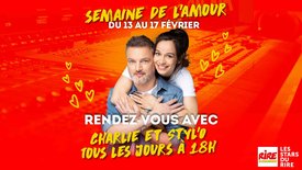 La semaine de l'amour de Charlie et Styl'o : ils nous chantent "Sous la douche"