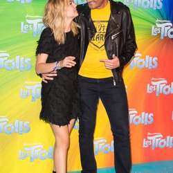 Louane et Vincent Cerutti à l'avant-première du film Les Trolls
