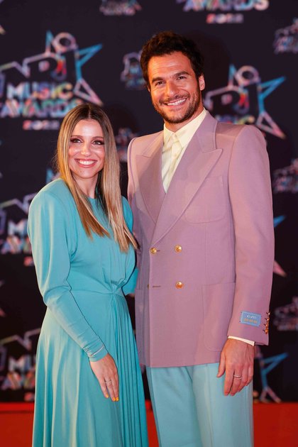 Amir et sa femme - Tapis Rouge des NRJ Music Awards 2022