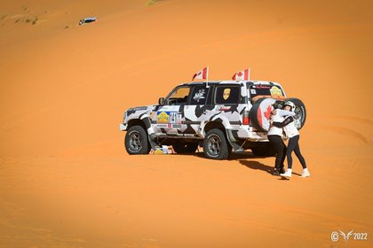 Les Gazelles en étape