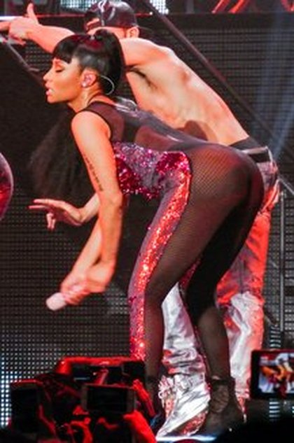 Nicki Minaj sur le Pinkprint Tour à Birmingham le 4 avril 2015.