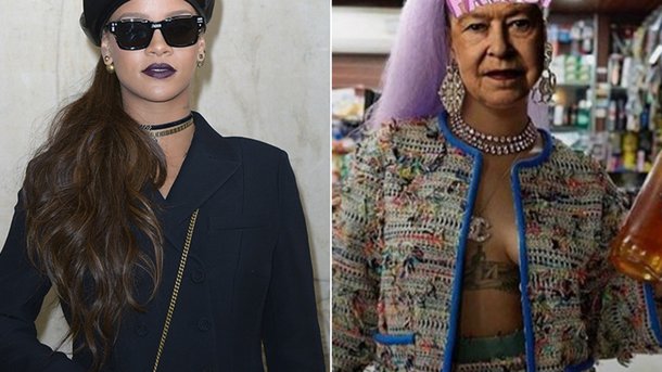 Rihanna en plein délire avec la reine d'Angleterre!
