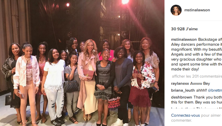 Beyoncé et les Tina's Angel