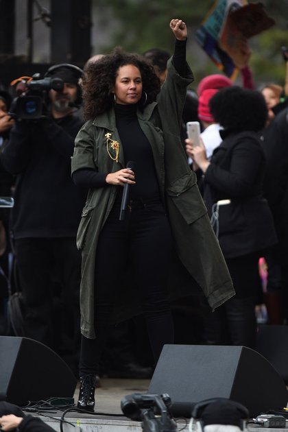 Alicia Keys sans maquillage