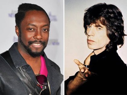 Will.i.am aperçu en studio avec Mick Jagger