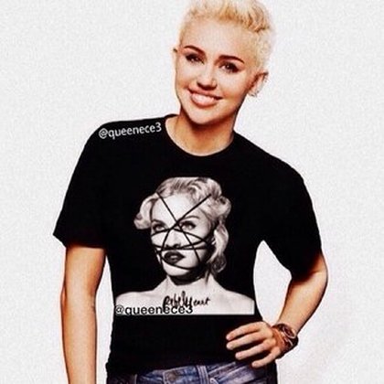 Miley - T-Shirt Madonna