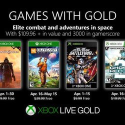 Games With Gold avril 2019 : les jeux offerts en image