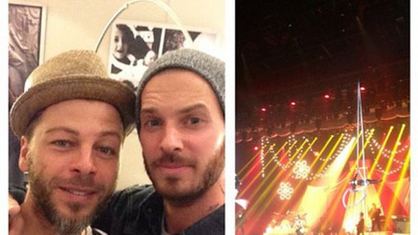 Christophe Maé : félicité par M.Pokora et Shy'm !