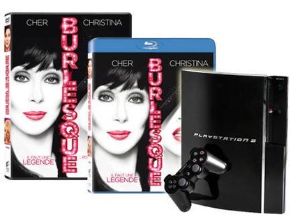 Burlesque DVD et Blu Ray